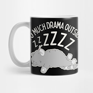 Lazy Sleeping Cat Mug